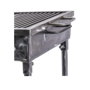 Gratar carbune Z-tools, metal, inox alimentar, 50x35x65 cm, ZTS5485 - Img 7