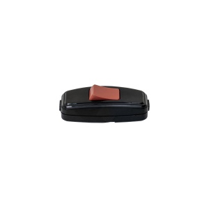 Intrerupator pe fir Zilan, negru-rosu, 6.5cm x 2.7cm, EXT300-003-708