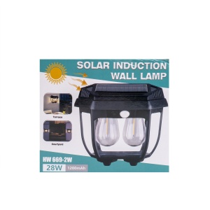 Lampa solara de perete Zilan, 28W, senzor de miscare, 3 moduri de lumina, 16x12x16 cm, ZTS8992 - Img 5