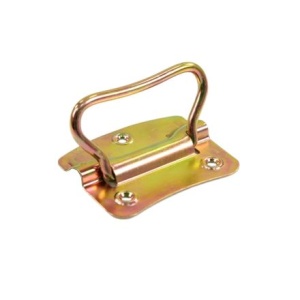 Maner metalic cu piedica pentru stupi Zilan, 8 cm, protectie la coroziune, capacitate portanta 60 kg, 4024