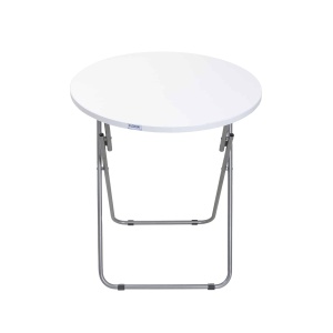 Masa plianta rotunda cu blat MDF Zilan, dimensiuni 60x65cm, metal, inclus 2 scaune pliabile, ZLN6968_2S - Img 6