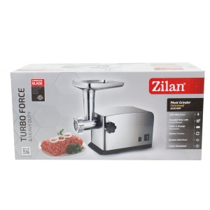 Masina de tocat electrica Zilan, 1800W, functionare cu revers, 3 discuri de taiere, accesorii pentru carnati si kebbe, picioare anti-alunecare, 340x200x320 mm, ZLN2409 - Img 3