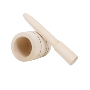 Mojar Zilan, din lemn de fag, diametru 7 cm, inaltime 8.5 cm, pentru usturoi, 1077_1 - Img 2