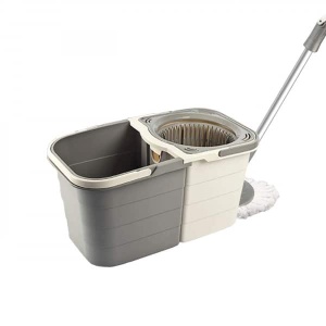 Mop rotativ Zilan cu doua recipiente, 19L, microfibra, 360°, compact, ZLN0792