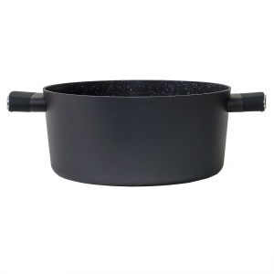 Oala Zilan cu capac de sticla, ECO, 28 cm, 5L, aluminiu, negru, ZLN0867 - Img 3