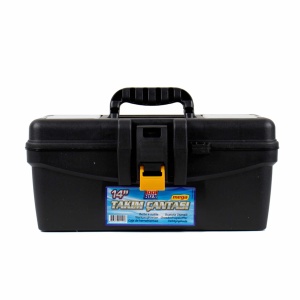 Organizator scule Z-tools, 35x17x15 cm, 3 compartimente, plastic flexibil, negru, ZLN9837 - Img 1