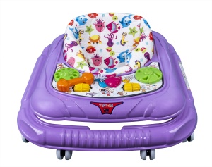 Premergator Zilan cu scaun reglabil, 10 roti pivotante, greutate maxima suportata 12 Kg, dimensiuni 64x58x74 cm, 3 Kg, ZLN1077_6 - Img 3