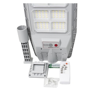 Proiector led solar 300W Zilan, telecomanda, IP65, dimensiuni 45x18.5x4 cm, ZTS8224 - Img 3