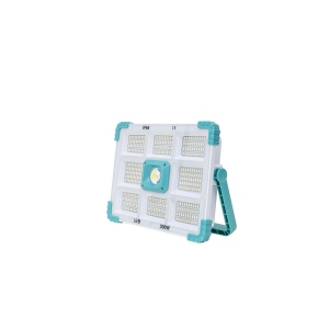 Proiector LED solar Zilan cu incarcare USB, 300W, 374 leduri, IP66, 31x23x6 cm, cod ZTS8213 - Img 2