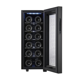 Racitor vinuri Zilan, capacitate 33L, energie A, silentios, reglare temperatura 12-18°C, dimensiuni 255x510x610 mm, ZLN4681 - Img 1