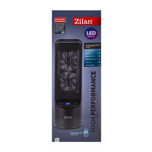 Radiator electric Zilan, 2000W, compact, negru, 14x14x50 cm, ZLN2052 - Img 5