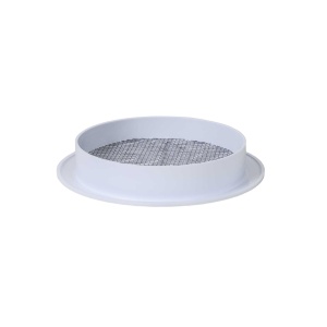 Rama aerisire Zilan, rotunda, Q100mm, plastic alb stralucitor, rezistenta UV, pentru baie/bucatarie, EXT7193 - Img 2