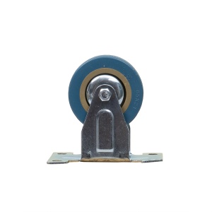 Roata pentru mobila Zilan, cauciuc, diametru 3 inchi, lungime suport 9.8cm, latime suport 5.7cm, ZTS8122 - Img 2