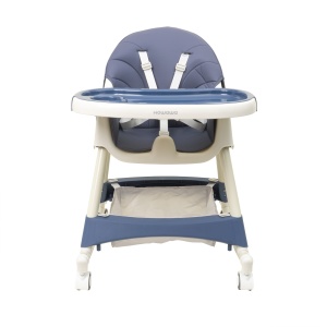 Scaun de masa copii Z-TOOLS, pliabil, balansoar, albastru, inaltime 90cm, lungime 49cm, latime 25cm, greutate maxima 50kg, varsta 5-72luni, ZTS9137 - Img 2
