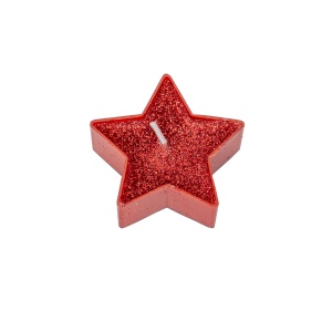 Set 25 lumanari decorative Zilan forma steluta rosu, 4x4x1.7 cm, ZTS8032 - Img 2