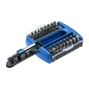 Set 33 bucati bituri pentru surubelnita Zilan, din otel aliat S2, mărime SL3 - SL6.5 mm, PH1 - PH3, PZ1 - PZ3, T8 - T40, H2 - H6, maner magnetic SLIM, dimensiuni 25x13x5 cm, greutate 1kg, HT1S402 - Img 1