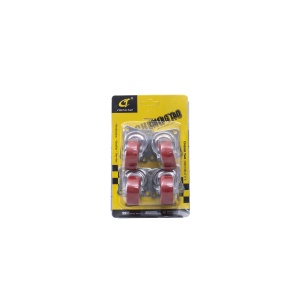 Set 4 roti pivotante Z-TOOLS, rola cauciuc 1.5 inchi, lungime suport 4.4cm, latime suport 3.7cm, 16x10x5 cm, 1kg, ZTS8138 - Img 3