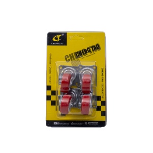 Set 4 roti pivotante Z-TOOLS, rola de cauciuc, diametru 1.25 inchi, lungime suport 3.5cm, latime suport 3.2cm, 16x10x5 cm, 1kg, ZTS8137 - Img 6