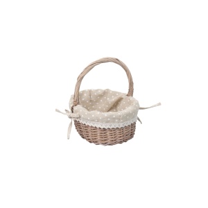 Set cosuri de rachita ovale Zilan, 41x33x38 cm + 34x27x32 cm + 24x20x25 cm, bej, ZTS8435 - Img 6