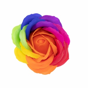 Set trandafiri din sapun love, 9 buc, multicolor, 8 cm, CD4080-MiezPortocaliu - Img 2