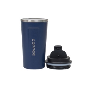Termos Zilan interior inox, capacitate 500ml, inaltime 18cm, diametru 7cm, albastru, ZTS8441_2 - Img 2