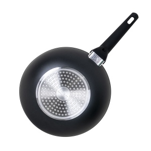 Tigaie wok Zilan, aluminiu, 28 cm diametru, 9 cm adancime, interior granit, maner soft touch, ZLN3345 - Img 3