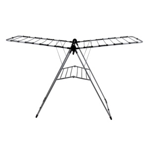 Uscator rufe Zilan, metalic, pliabil, capacitate uscata 20m, dimensiuni 116x61 cm, greutate 3.4 kg, ZLN8969