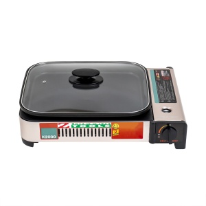 Aragaz camping Zilan, 1 arzator, alimentare butelie, 2.1kw, sticla, 46x31x9 cm, ZTS5616 - Img 6