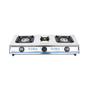 Aragaz cu 3 arzatoare Zilan, alimentare la butelie, 1900W, inox, 72x40x10 cm, ZLN8472 - Img 2