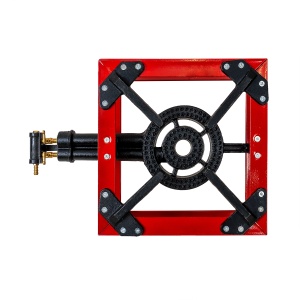 Arzator gaz Zilan cu 2 arzatoare, alimentare la butelie, 8W, portabil, fonta si otel, 33x33x30cm, ZTS5526 - Img 2