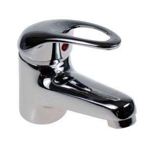 Baterie lavoar baie Zilan, inox, monocomanda cu ventil, cartus ceramic 40 mm, 2 racorduri flexibile, ZLN7727