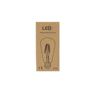 Bec LED Z-TOOLS E27, 4W, cald, 220V, dimensiuni 14.5x6.5x6.5 cm, ZTS8403 - Img 3