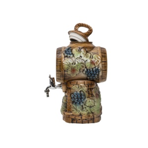 Butoi de vin Zilan, ceramica, capacitate 3L, robinet, 45cm x 20cm x 24cm, EXT10239 - Img 3