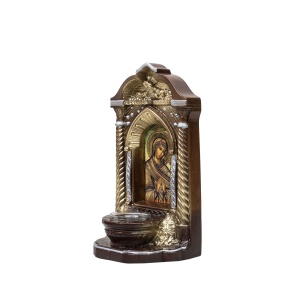 Candela Zilan, 29 cm inaltime, 16 cm lungime, 12 cm latime, lucrata manual, EXT9919_2 - Img 2