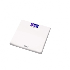 Cantar electronic persoane Zilan, sticla, alb, afisaj LED, precizie 50g, max 180kg, 2xAAA, ZLN1988 - Img 1