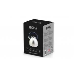 Ceainic inox Zilan, capacitate 3L, design ergonomic, fluier, compatibil cu gaz+electric+inductie, ZLN1269 - Img 2
