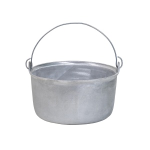 Ceaun aluminiu alimentar Zilan, capacitate 4L, fund drept, EXT8032_1
