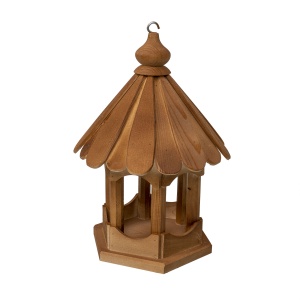 Colivie din lemn Zilan, H45cm, diametru 33cm, EXT10522 - Img 3