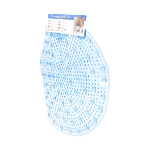 Covoras pentru cada Zilan, diametru 50cm, ventuze, masaj talpi, greutate 1kg, 3996_bleu - Img 2