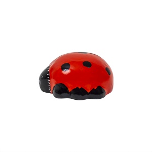 Decoratiune gradina ceramica buburuza, 8cm inaltime, 14cm lungime, design classic-vintage, Zilan, EXT10209 - Img 2