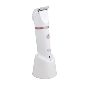 Epilator electric profesional QUIRITIS 3 in 1, incarcare USB, cap de taiere precisa, indicator luminos, cap de ras circular pentru fata, brate, zona bikini, perie de curatare, 20x13x6 cm, ZLN8740 - Img 2