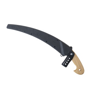 Fierastrau pomi Zilan, teaca inclusa, maner lemn, lama 35cm, lungime totala 52cm, cod 4192 - Img 2
