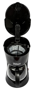 Filtru Cafea Zilan 1.25L, 800W, pastrare temperatura, plastic, negru, 8 cesti, ZLN3208 - Img 2
