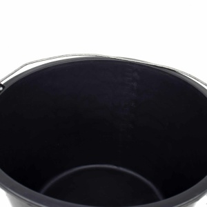 Galeata Z-tools, plastic flexibil, 20L, negru, 380x380 mm, 650g, ZLN0765 - Img 3