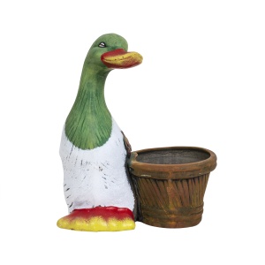 Ghiveci ceramica model gasca, design vintage, 20x25 cm, Zilan, EXT7104