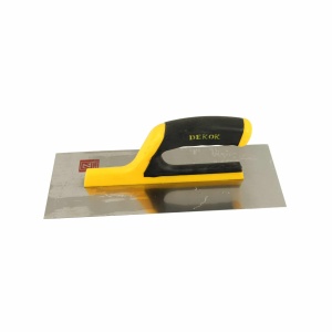 Gletiera Zilan din otel inoxidabil cu maner plastic, lama 0,6 mm, necesar zidari, 30x10x5 cm, 1122 - Img 3