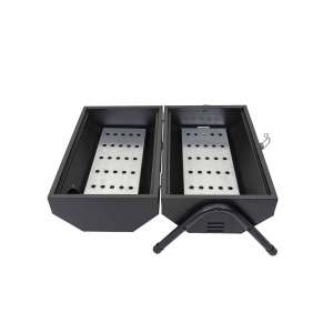 Gratar metalic Z-TOOLS, hexagonal, 2 grile de gatit, 41cm lungime, 51.5cm latime, 30cm inaltime, ZTS8332 - Img 3