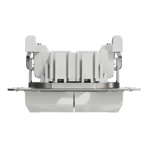 Intrerupator dublu Schneider Asfora, alb, 10A, IP20, 230V, 7x7x4 cm, EXT10654 - Img 4