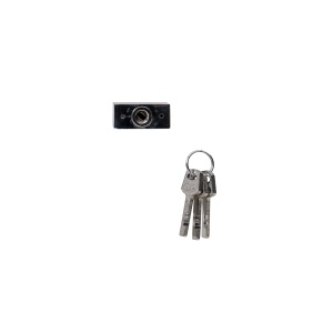 Lacat patrat Zilan cromat 40mm, 7x12x3 cm, 1kg, cu 3 chei, ZLN1779 - Img 2