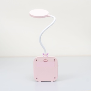 Lampa de birou Zilan, 3 tipuri de lumina, model televizor, roz, inaltime 33cm, lungime 10cm, latime 5cm, ZTS8233 - Img 4